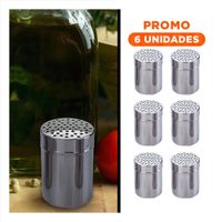 Pack6 Dispensador de Cocina con Formato Vertical 6.5cmx6.5cmx9 cm en Metal YRegalo Sticker