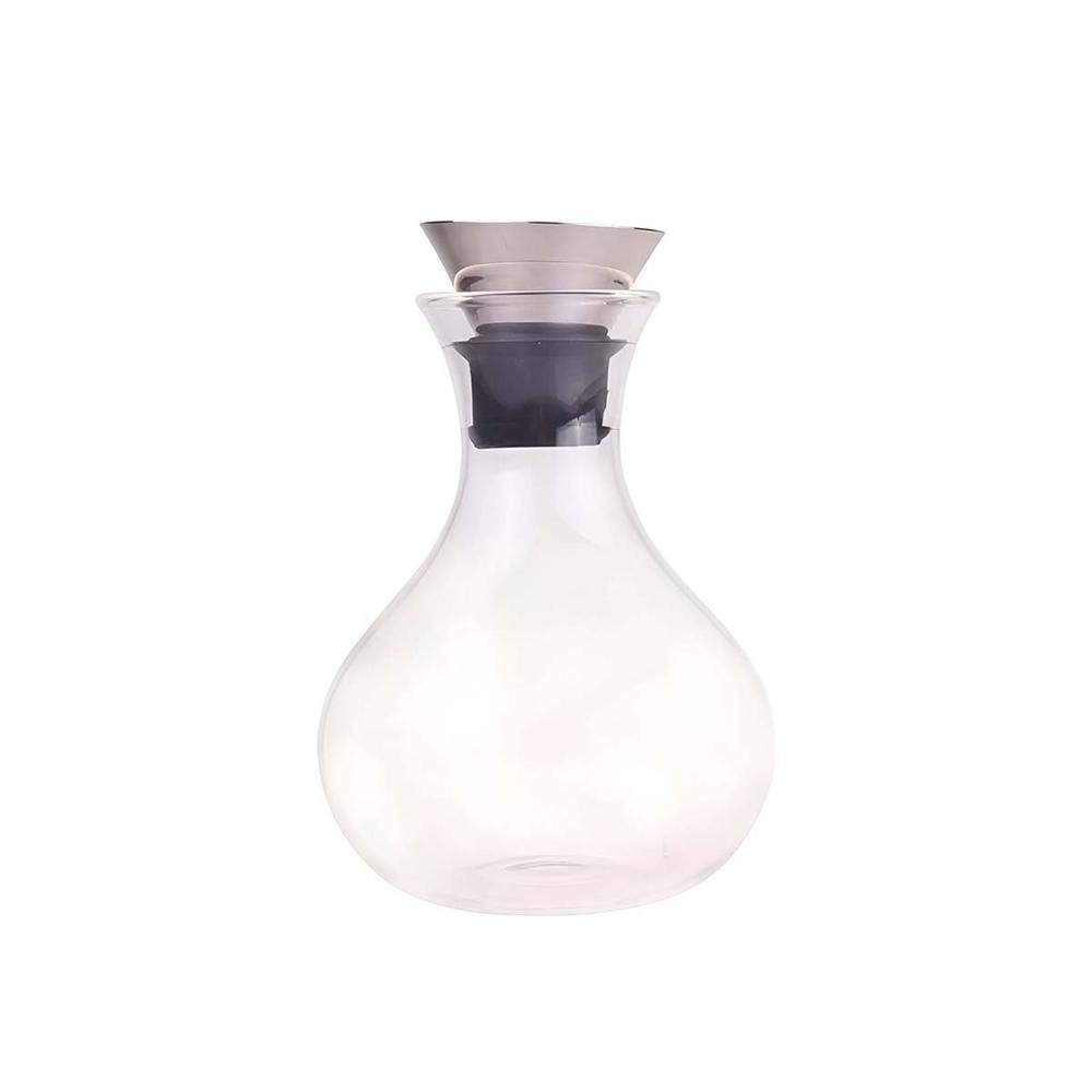 Blanco Jarra Fuji 1600 ml Transparente con Tapa Diseno Funcional Casa Y Regalo Sticker