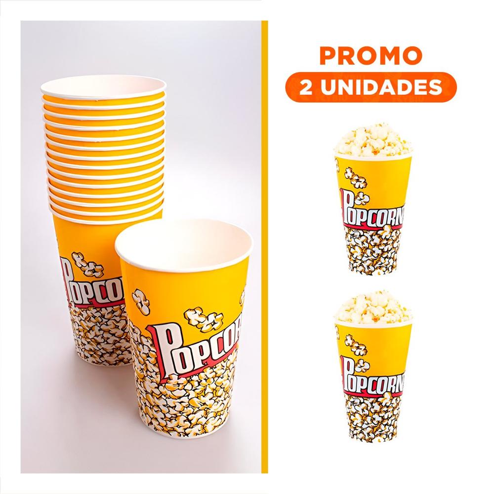 Pack4 Recipiente de Cine Amarillo 7cmx17cm con Diseño Elegante en su Casa