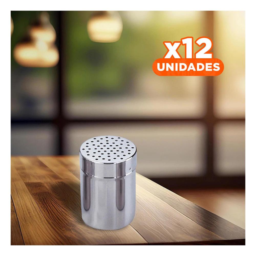 Pack12 Dispensador Clasico de Metal con Dimension 6.5cmx6.5cmx9 cm YPapel Regalo