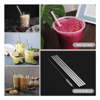 Kit 4 Canitas de Metal y 1 Limpia Canita Plateado Decoracion Festiva para Casa Y Ligas Regalo
