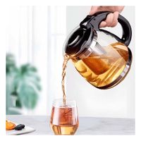 Jarra de Vidrio con Filtro 1.5 Lt para Disfrutar Te Caliente en Oficina o Hogar YPapel Regalo