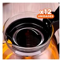 Pack12 Jarra Inteligente de Vidrio con Filtro 1.5 Lt para Te o Infusiones YRegalo Sticker