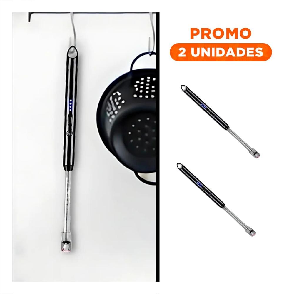 Pack2 Encendedor Funcional Recargable para Parrilla y Cocina Y Regalo Sticker