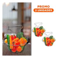Pack2 Filtro de Acero para Freir y Colar 23cm Plateado seguro y duradero Y Regalo Sticker