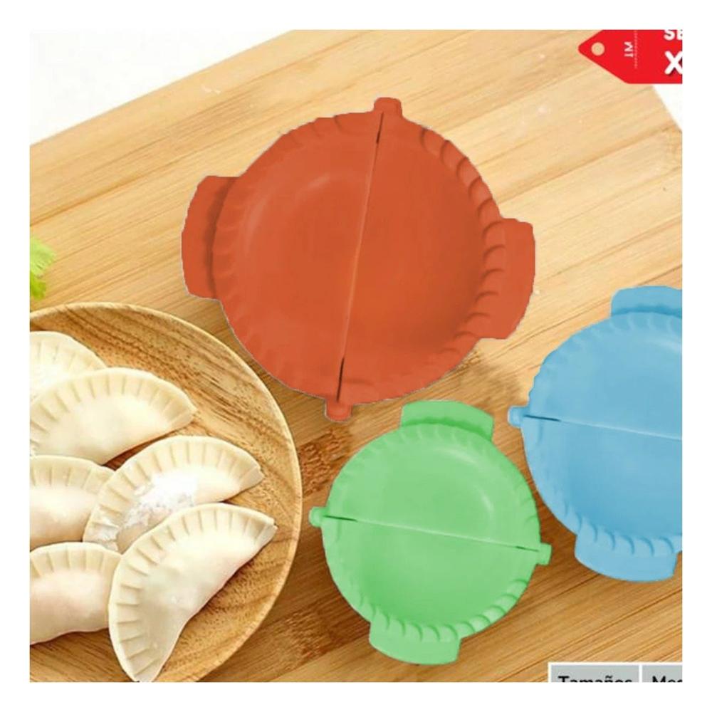 Set de Moldes para Empanadas Multicolor Fabricados en Plastico Y Notas