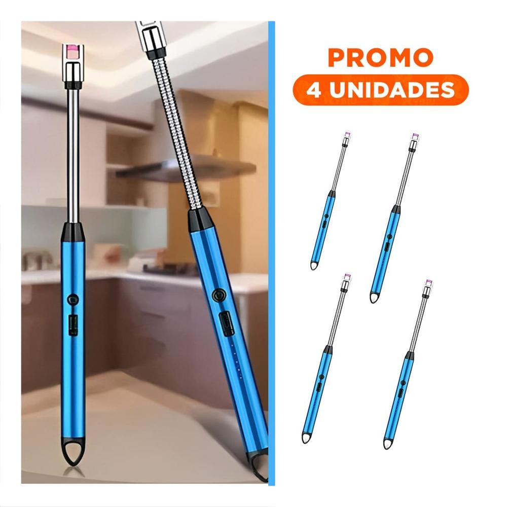 Pack4 Dispositivo Funcional Recargable Azul para Cocina en Casa