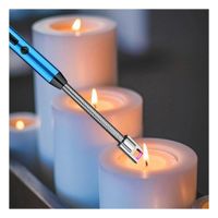 Encendedor Recargable Azul para Cocina y Parrilla Uso Domestico Seguro