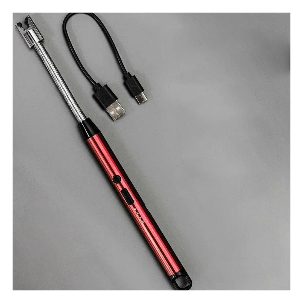 Encendedores Recargables Modernos en Color Rojo para Uso Diario