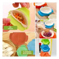 Set en Plastico para Empanadas 3 Dimensiones Acabado Multicolor YLigas Regalo