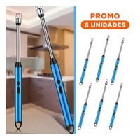 Pack6 Dispositivo para Cocina Recargable Azul en Casa y Parrilla Y Regalo Sticker
