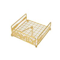 Dispensador de Servilletas con Brazo Dorado Organizador de Mesa y Cocina Y Regalo Sticker