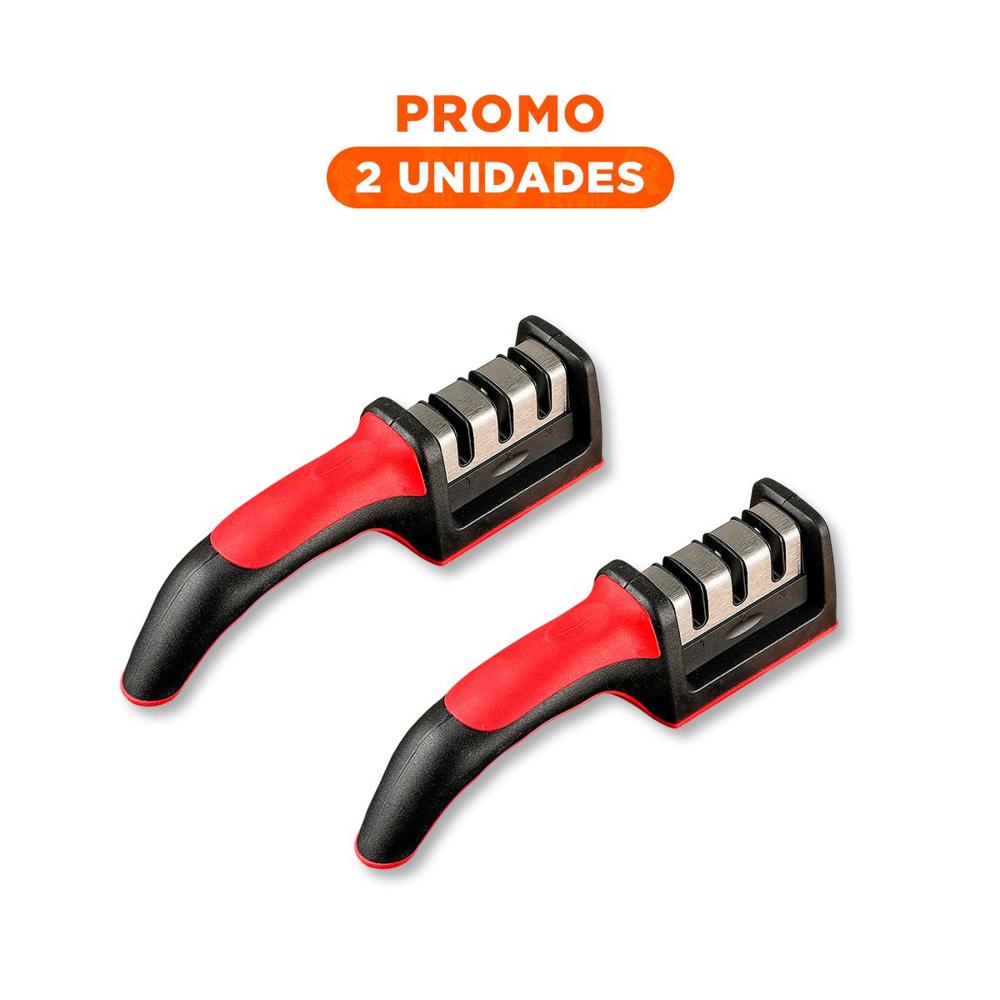 Pack2 Pulidor Compacto 3 Tiempos Mango Plastico Rojo Negro Resistente Y Regalo Sticker