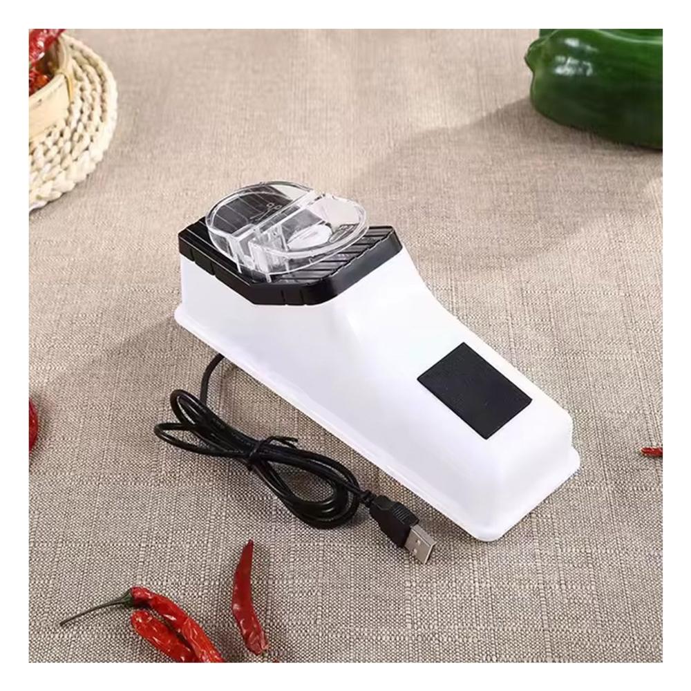 Afilador Electrico De Cuchillo Profesional 3 Etapas Mango Color Rojo Negro