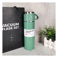 Recipiente Termico Individual con Dos Tazas para Hogar Verde Ynotas