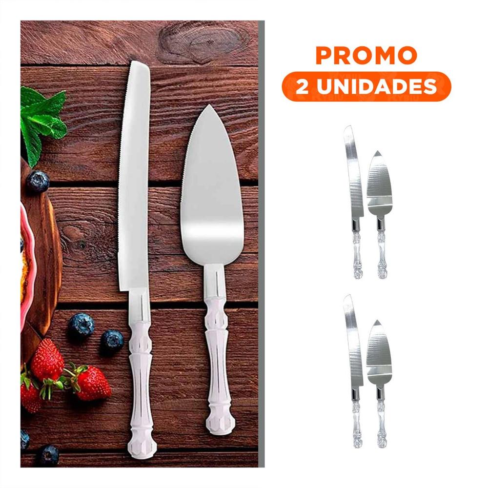 Pack2 Kit de Cocina para Pastel con Cuchillos y Espatula YRegalo Sticker
