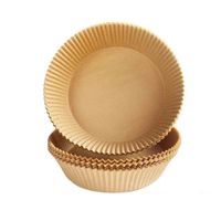 Bandejas Desechables Color Madera para Freidora de Aire 100unid en Hogar YRegalo Sticker