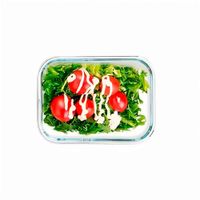 Contenedor de Vidrio 1040 ml con Tapa Celeste para Cocina Hogar Y Regalo Sticker