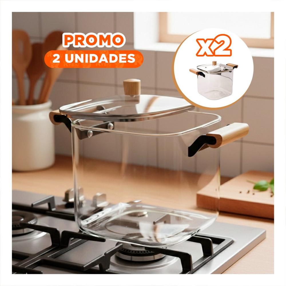 Pack2 Hervidor Transparente de Gran Capacidad para Cocina 5500ml YPapel Regalo