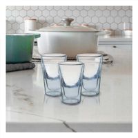 Vaso Doble Capa de Vidrio Borosilicato 260ml en Color Transparente Elegante