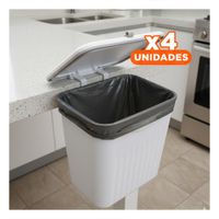 Pack4 Caja Blanco Colgante Moderna y Funcional para Cocina Y Papel Regalo