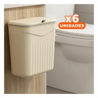 Pack6 Caja Beige Practica y Decorativa para Cocina Y Papel Regalo