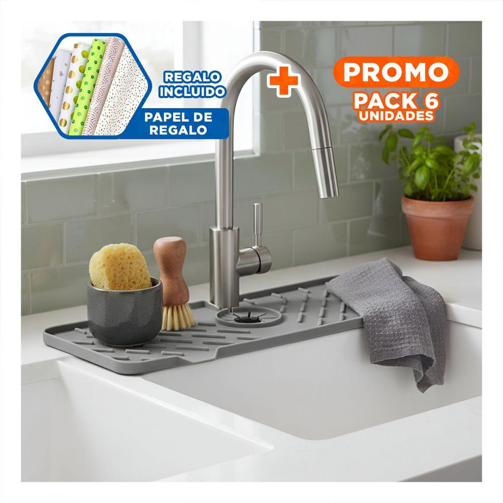 Pack6 Soporte Flexible que Optimiza Espacio de Lavado Y Papel Regalo