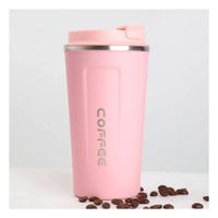 Vaso Termico Digital 510ml Rosado con Pantalla Moderna para Uso Diario