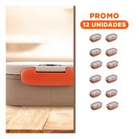 Pack12 Porta Comida 850ml con Cubiertos Marron para Transportar Almuerzos Diario Oficina