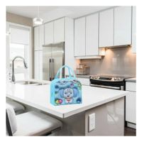 Bolsa Termica con Imagen Elefante para Alimentos Frescos Celeste Y Papel Regalo