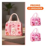 Pack2 Caja Termica Portatil para Guardar Alimentos Frescos Rosado Y Regalo Sticker