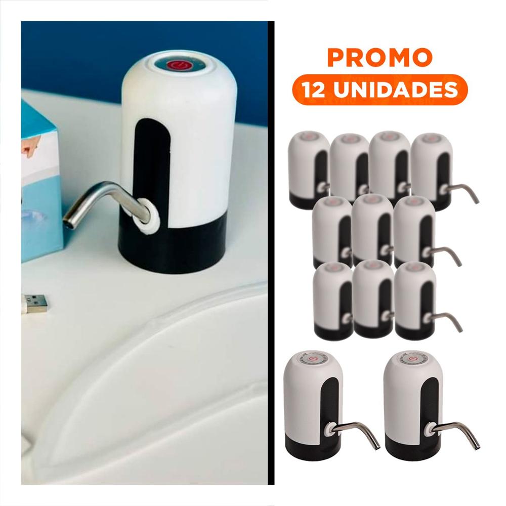 Pack12 Sistema de Color Blanco Recargable con Funcion Electrica para Agua