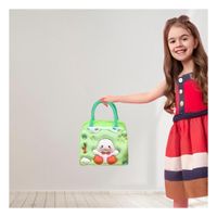 Bolsa Termica Kawaii Pato para Refrigerio Diario Escolar Verde
