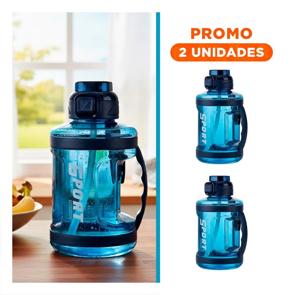 Pack2 Contenedor Seguro con Cierre Confiable para Viajes Azul Y Regalo Sticker