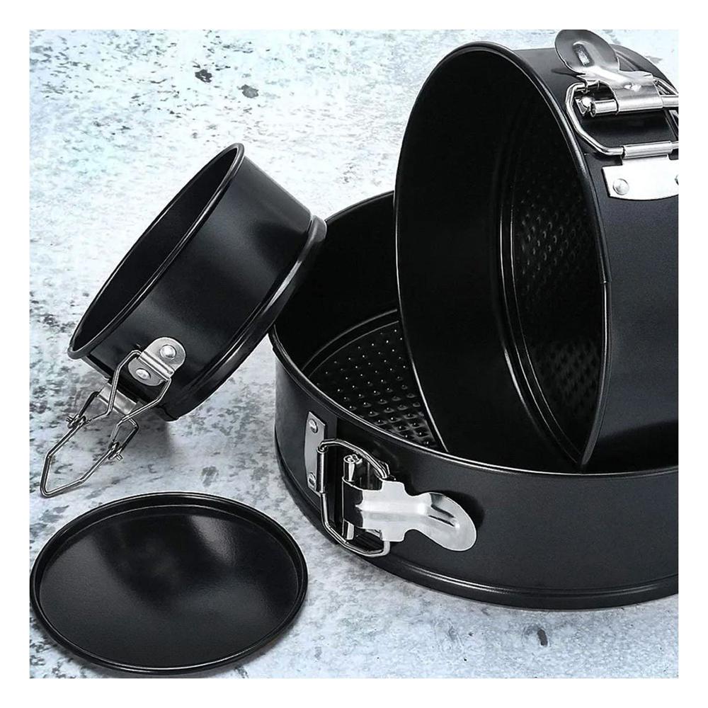 Moldes para Pasteles en Color Plateado con 3 Circulos y Medidas Versatiles Y notas