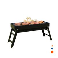 Asador portatil 60x22x31 5 cm negro compacto para casa y camping Y Regalo Sticker