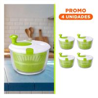 Pack4 Centrifugador con Manija Giratoria Verde