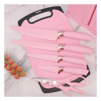 Set Acero Inoxidable 18 Piezas Integradas a Cocina Profesional en Rosado Ynotas
