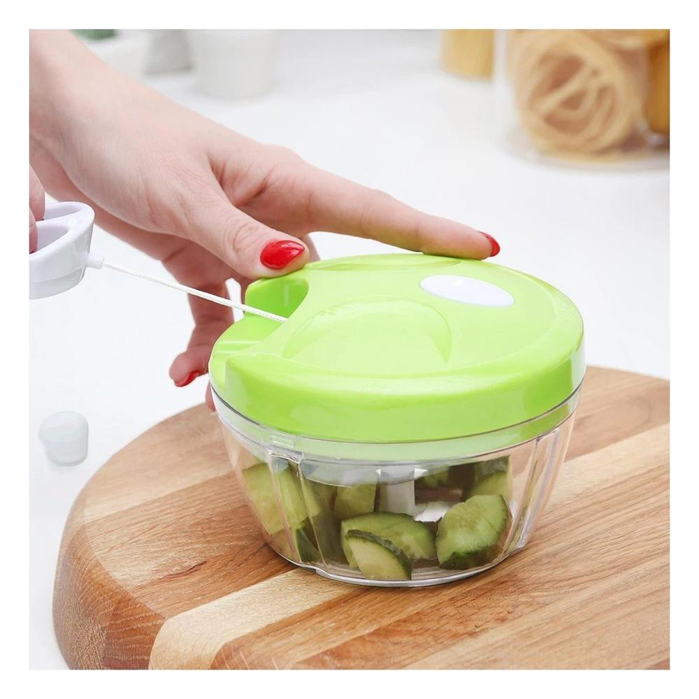 Picatodo Multifuncional en Acrilico Resistente con Pita de Accion Suave y Tapa Verde Ynotas