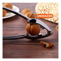 Pack2 Herramienta Reforzada Plateado para Rompenueces en Cocina YPapel Regalo