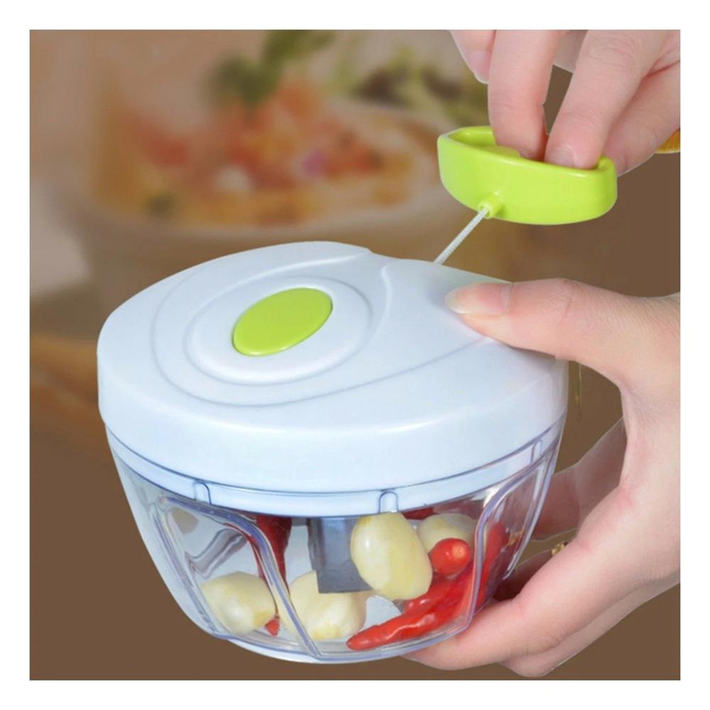 Picatodo Manual de Acrilico Transparente con Pita Funcional y Tapa Blanca Resistente