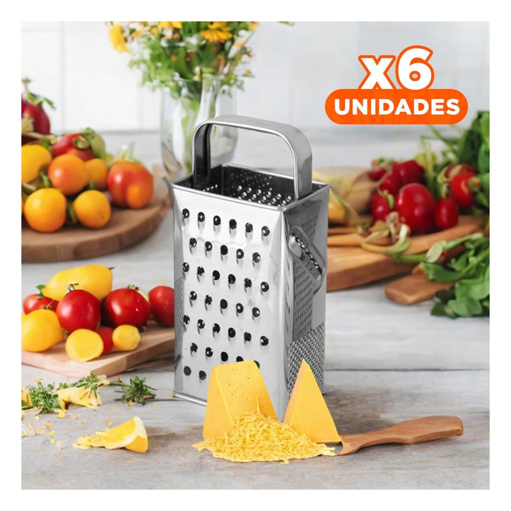 Pack6 Molinillo Ligero de Metal Mango Antideslizante Facil de Manejar y Limpiar Y Papel Regalo