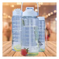 Tomatodo Trio Transparente Azul Claro Mantiene Bebidas Frias y Calientes