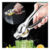 Exprimidor 21 cm x 6 cm de Limon fabricado en Metal Color en Color Plateado YPapel Regalo