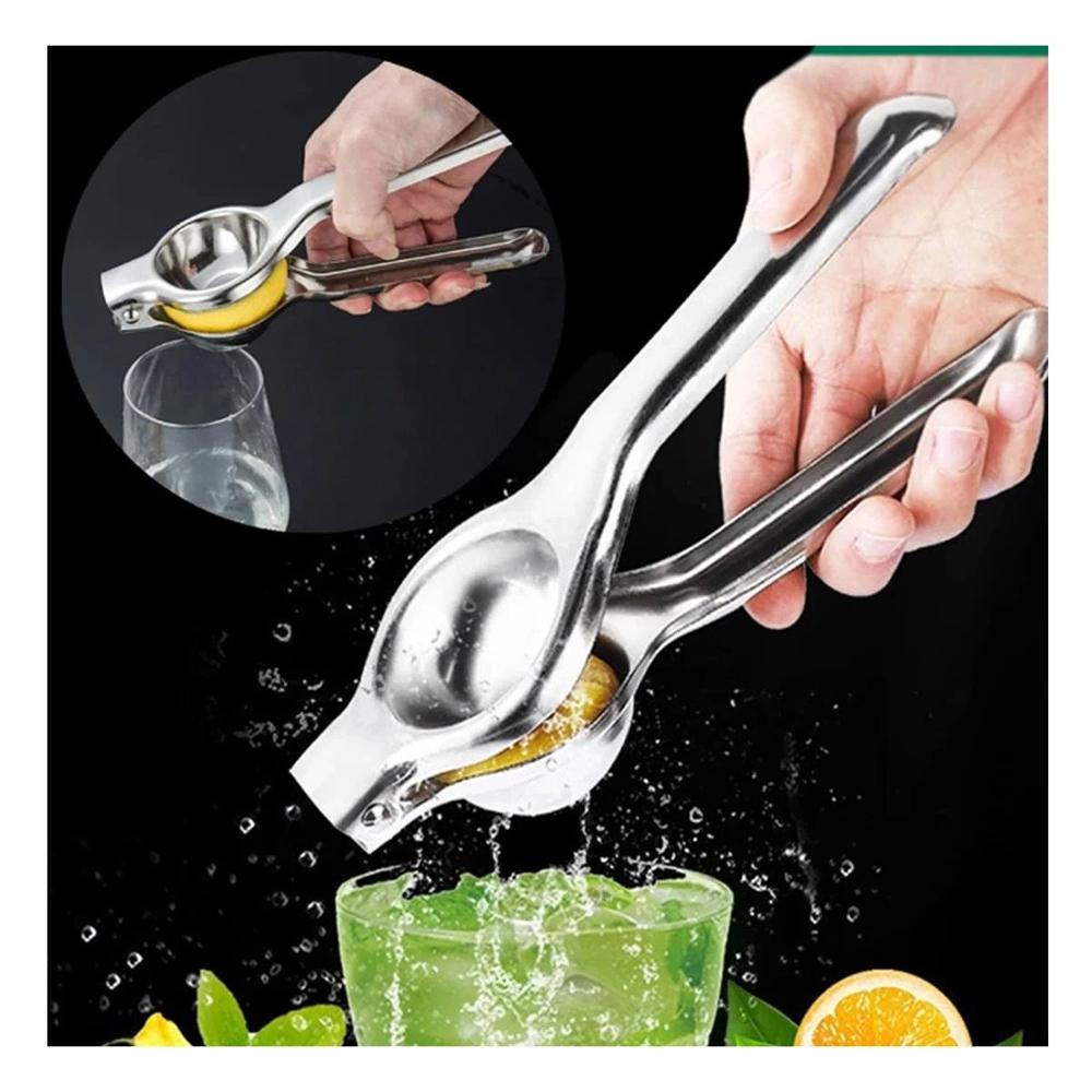 Exprimidor 21 cm x 6 cm de Limon fabricado en Metal Color en Color Plateado YPapel Regalo