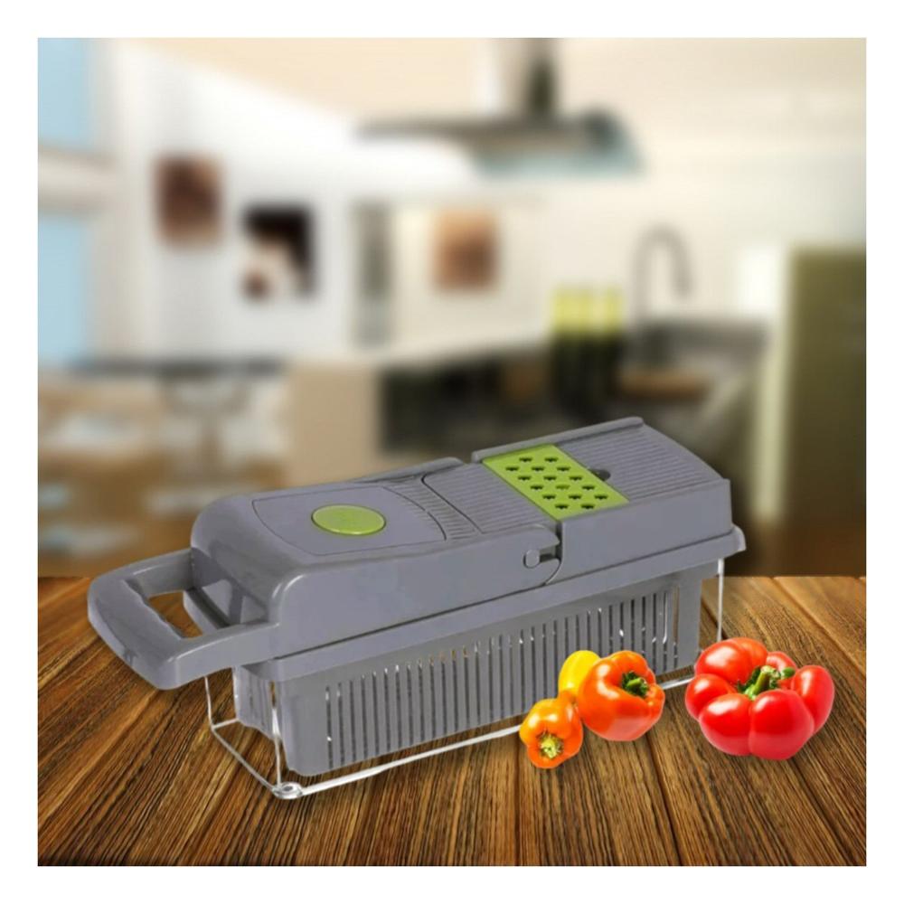 Picador Manual con Base en Plastico Firme para Frutas y Verduras de Uso Diario YPapel Regalo