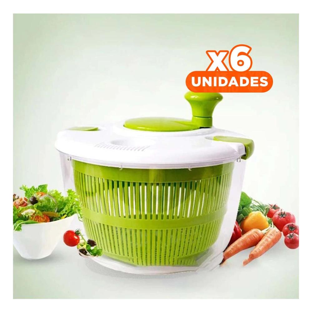 Pack6 Secador de Cocina con Sistema de Giro Verde