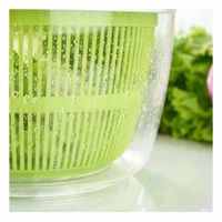 Escurridor Manual con Giro Rápido para Verduras y Frutas Verde Y Papel Regalo