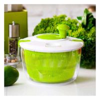 Escurridor Práctico para Lavar y Secar Verduras y Frutas Verde Y notas