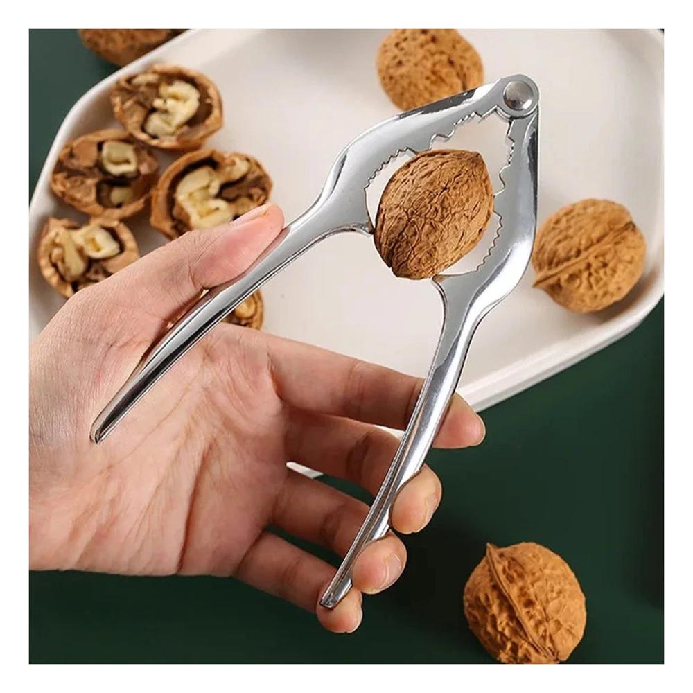 Pinza Multiuso Plateado para Rompenueces de Alta Resistencia Ynotas